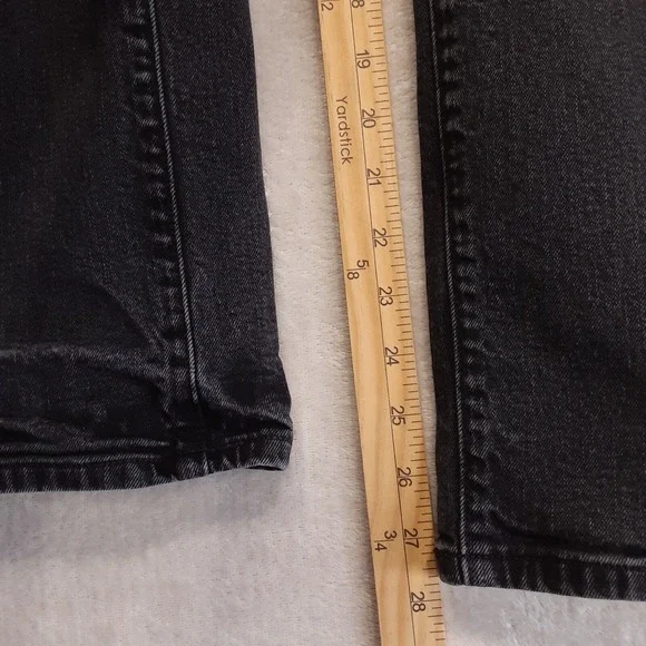 J.Crew Mens Flex Jeans Sz.34x30/Faded Black/Straight/Spandex Blend/Denim - Picture 11 of 12